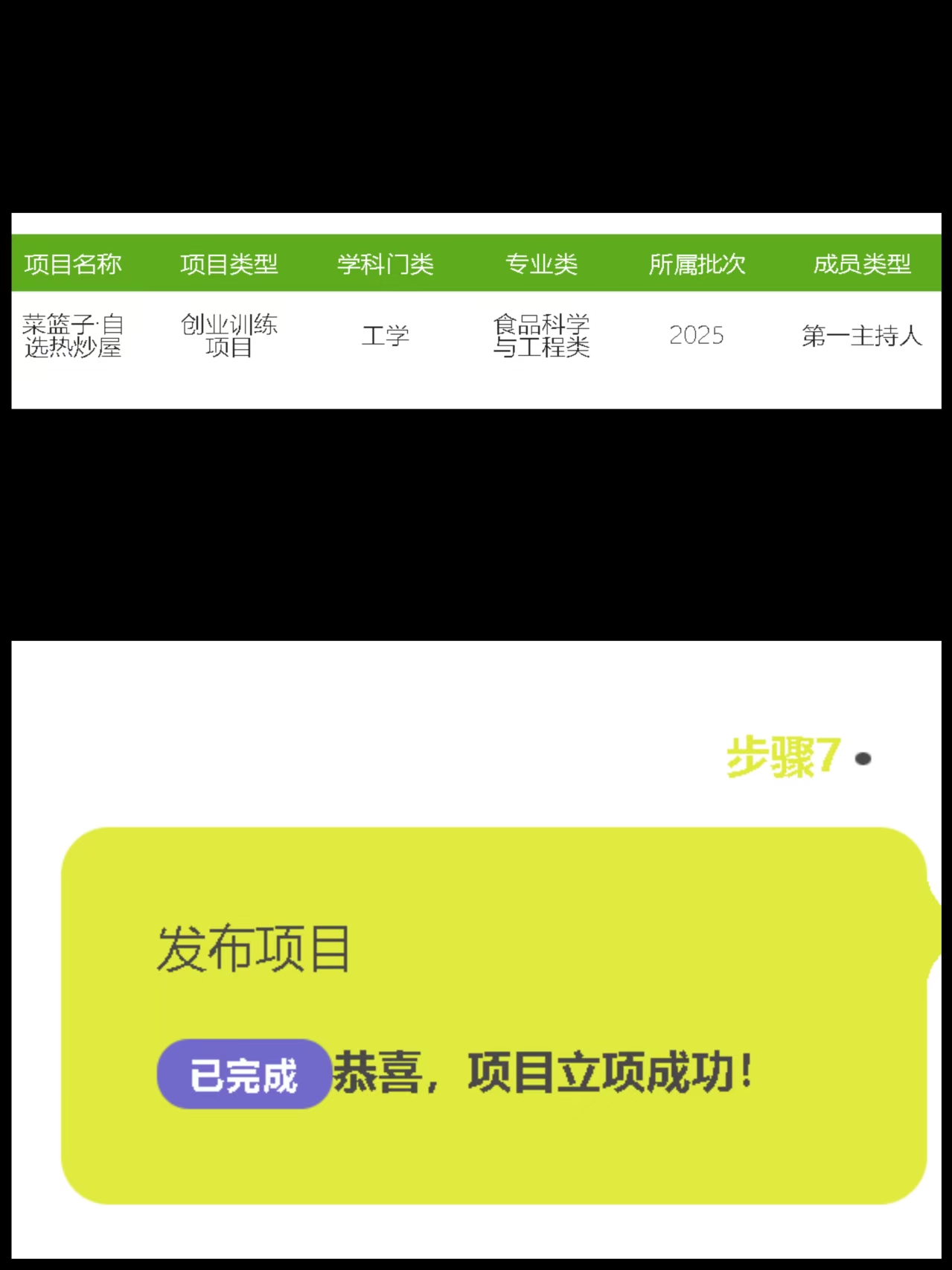 立项
